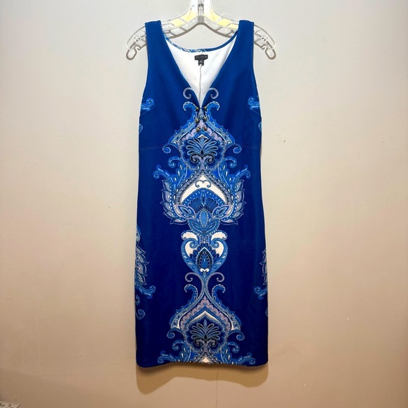 BOLD elements Royal Blue Midi Dress - Picture 1 of 8